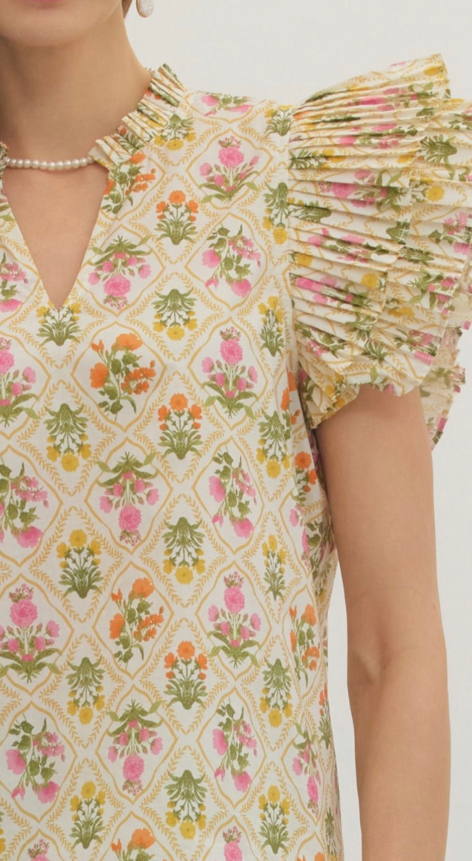 Spring Into Florals Top