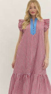Gingham RWB Dress