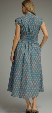 Patterned Poppy Dress