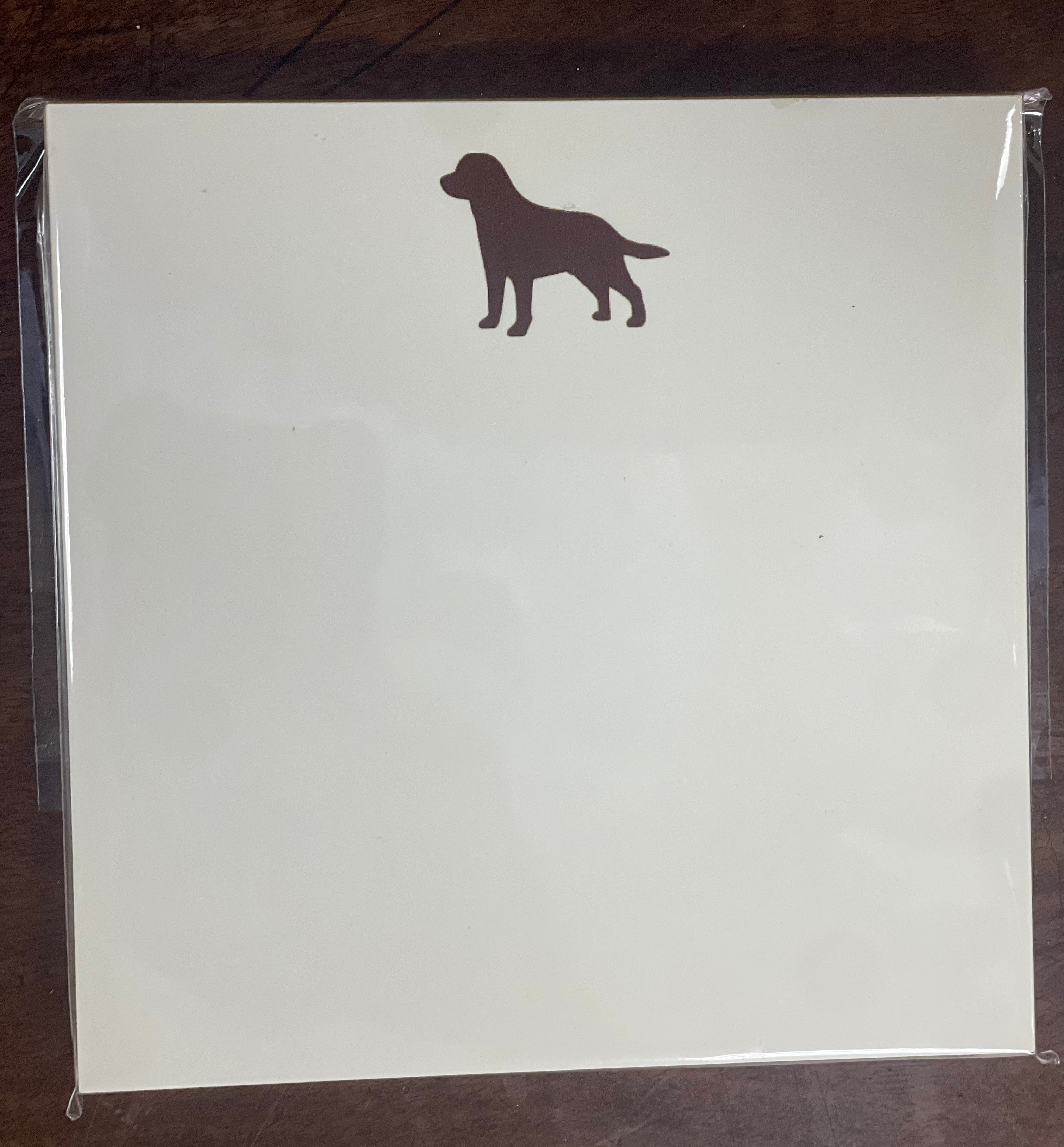 Lab Silhouette Notepad