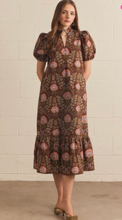 Fall Into Floral Dress