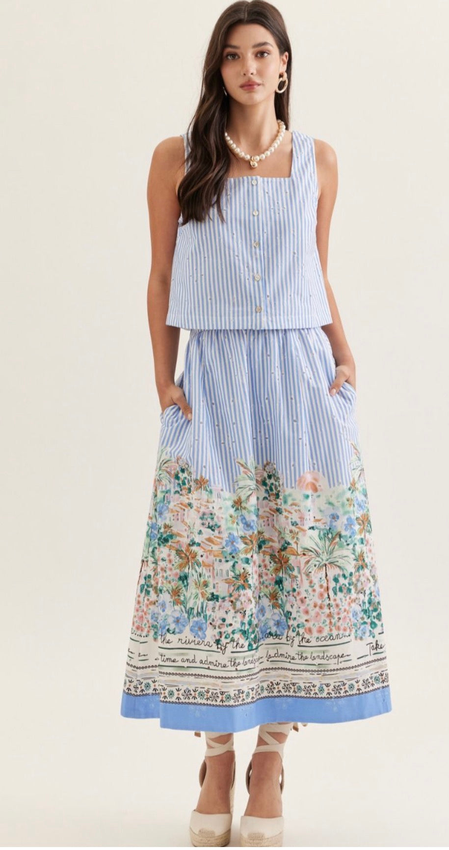 Riviera Skirt And Top Set