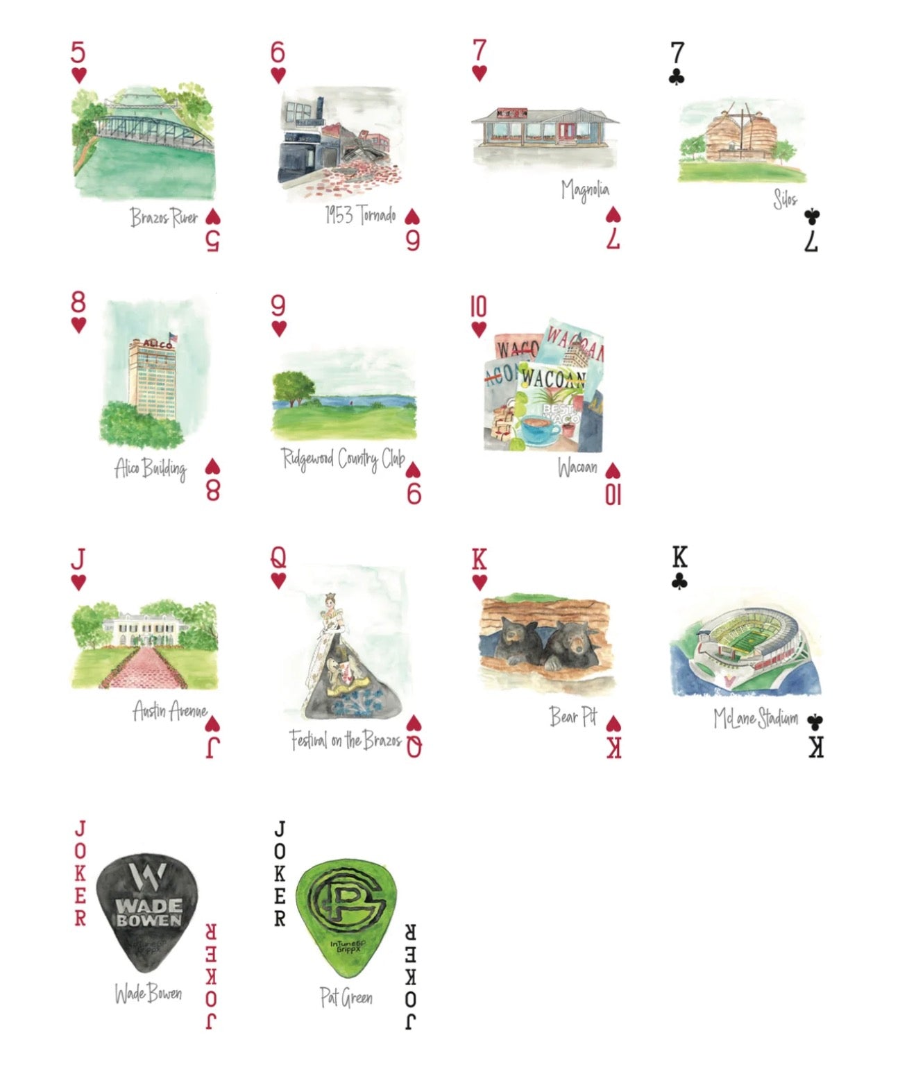 Waco Playing Cards