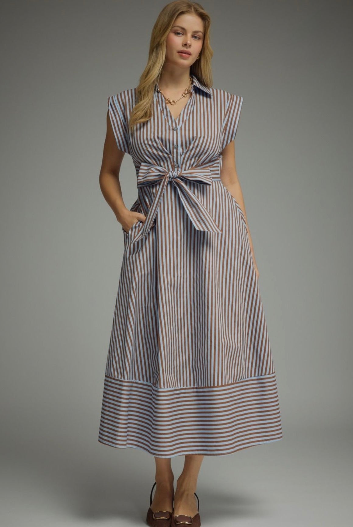 French Striped Dress