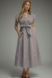 French Striped Dress