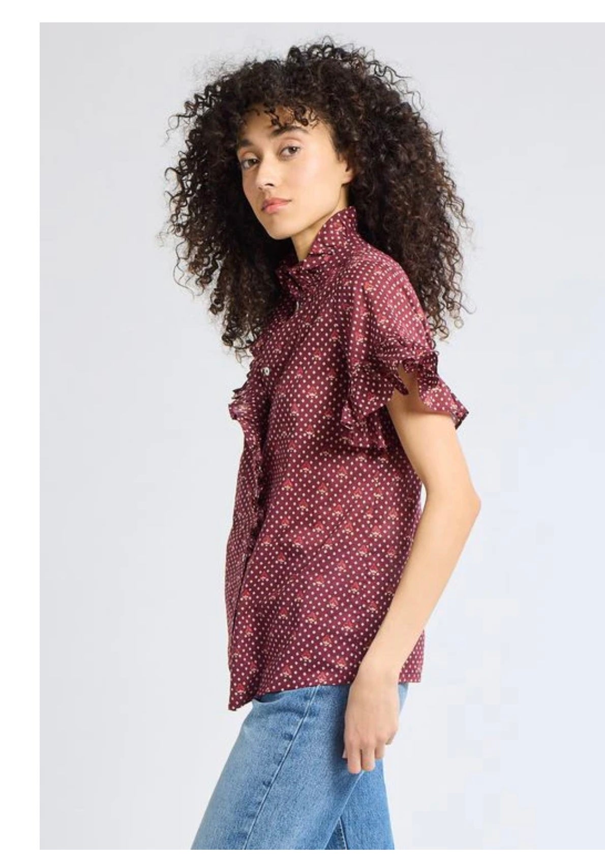 Burgundy Vanessa Top