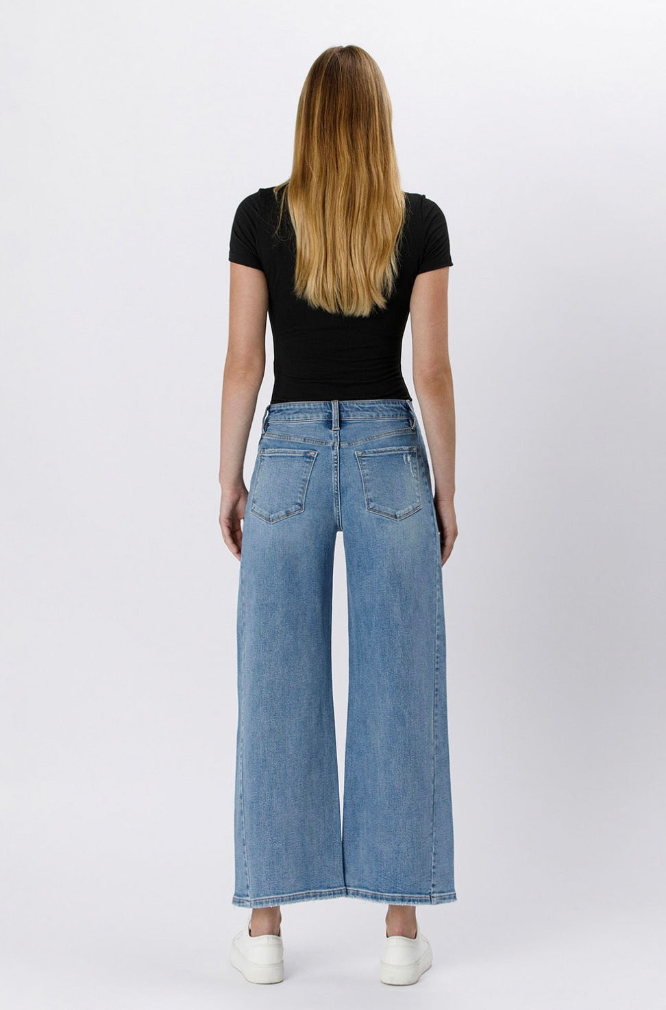 High Rise Baggy Wide Jeans
