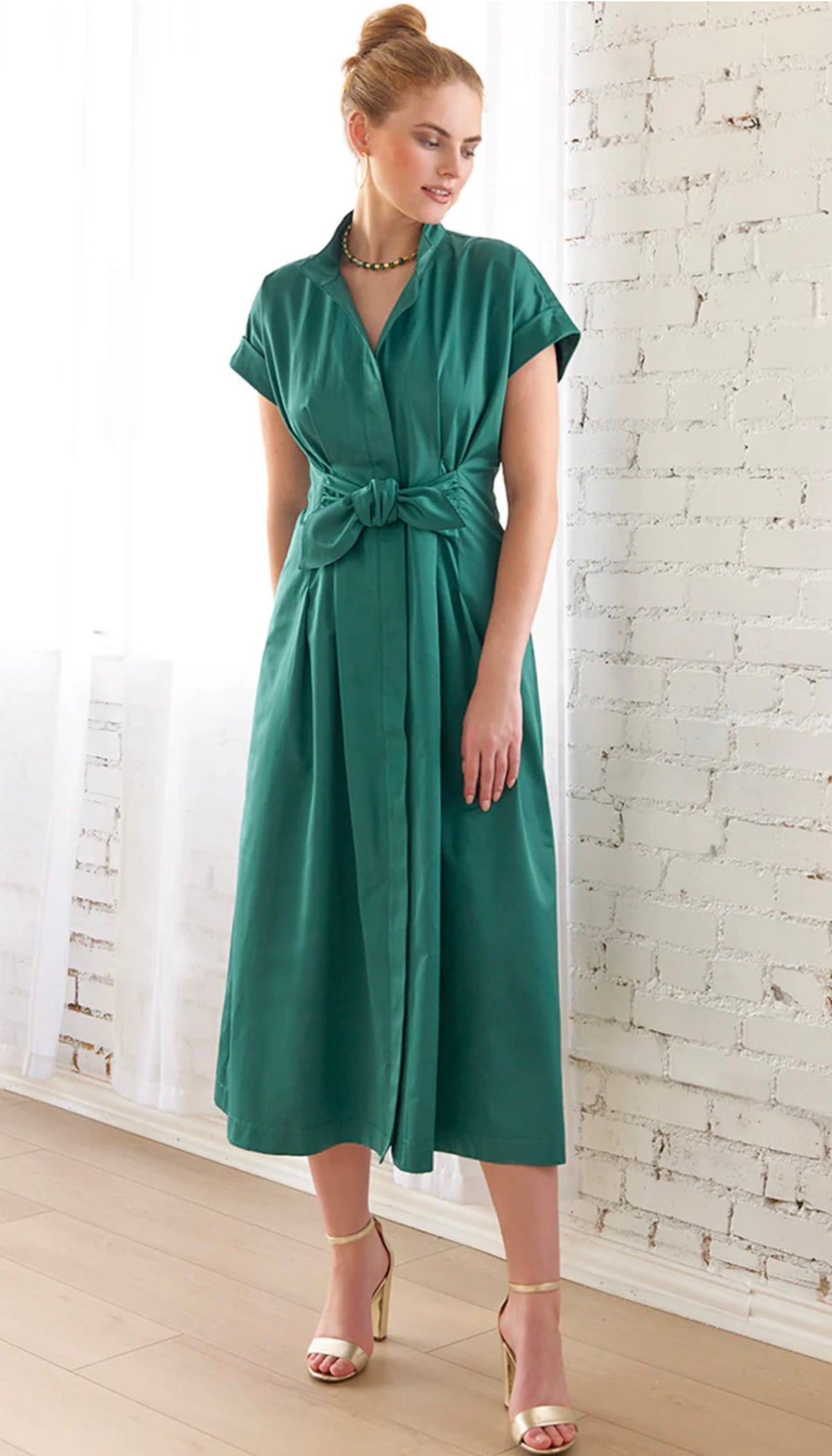 Emerald Holiday Maxi Dress