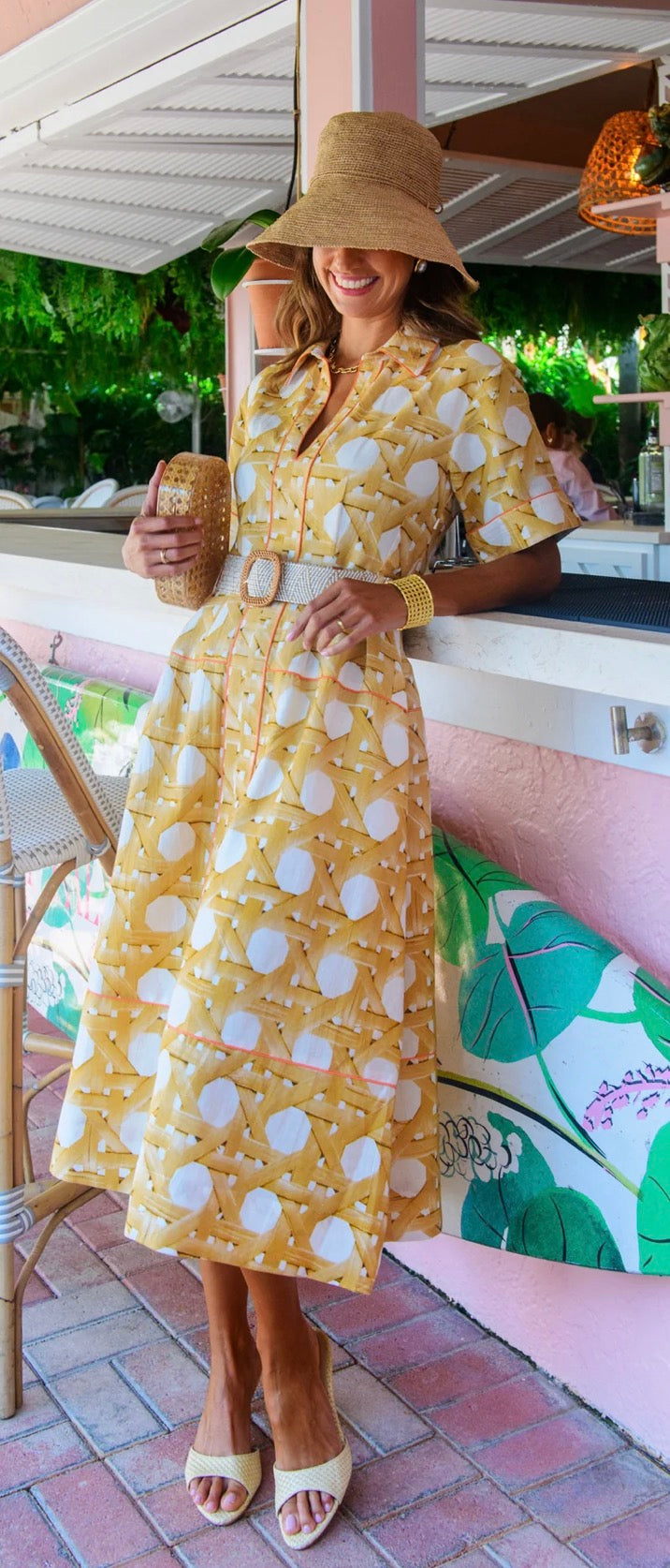 Collins Dress In Wicker