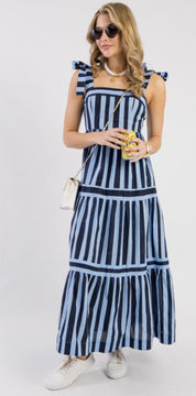 Stripe Maxi Dress