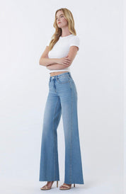 High Rise Twist Seam Jeans