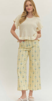 Buttercup Floral Pant