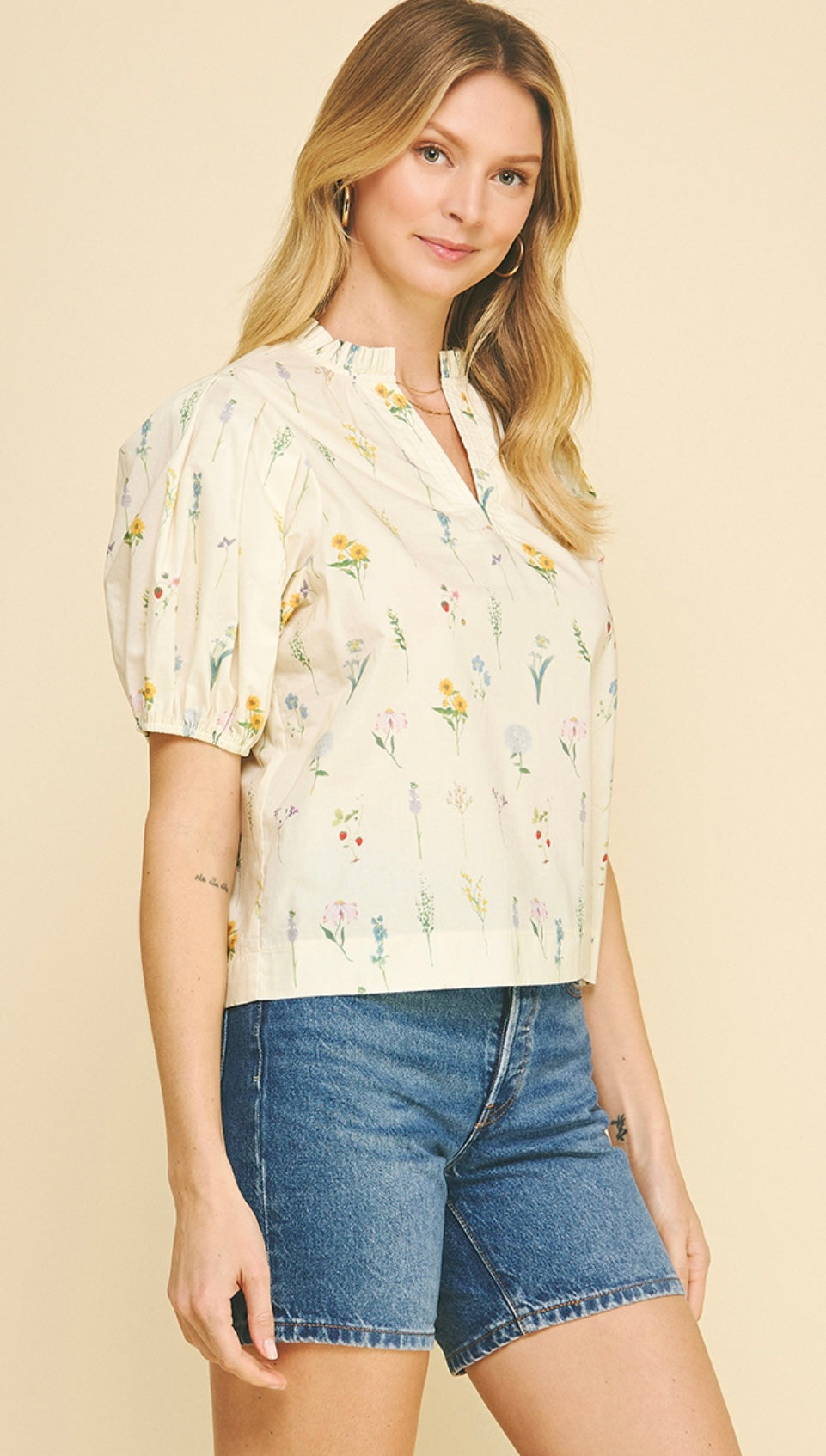 Floral Balloon Top