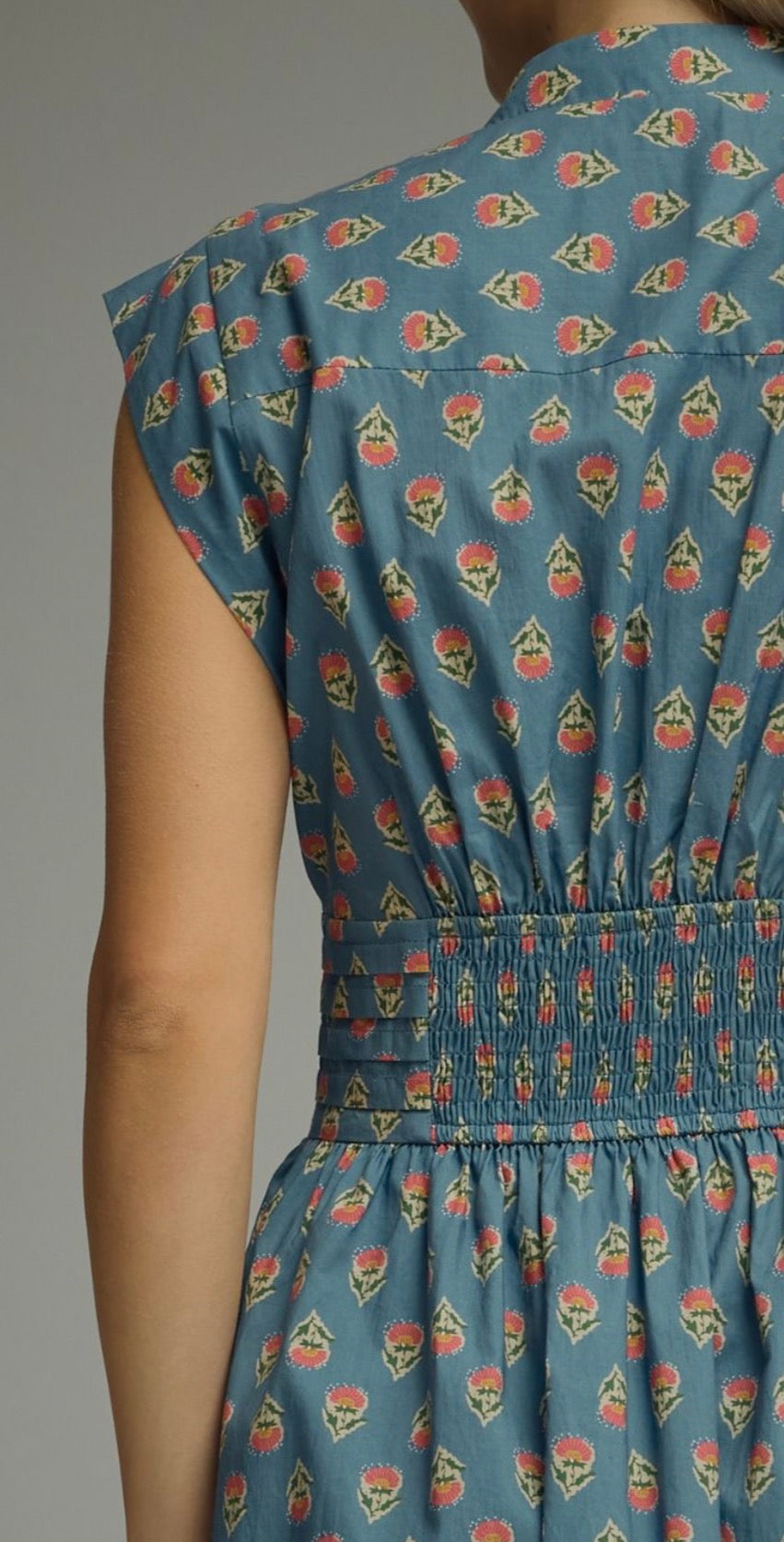 Patterned Poppy Dress