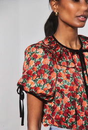 Crimson Blossom Connelly Top