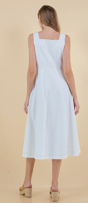 Square Neck Midi Dress