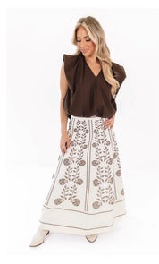 Maelan Skirt Cream