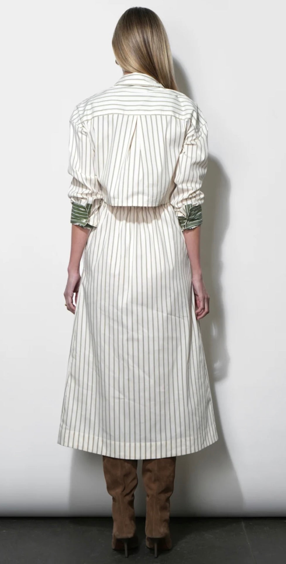 Green Stripe Envy Maxi Dress