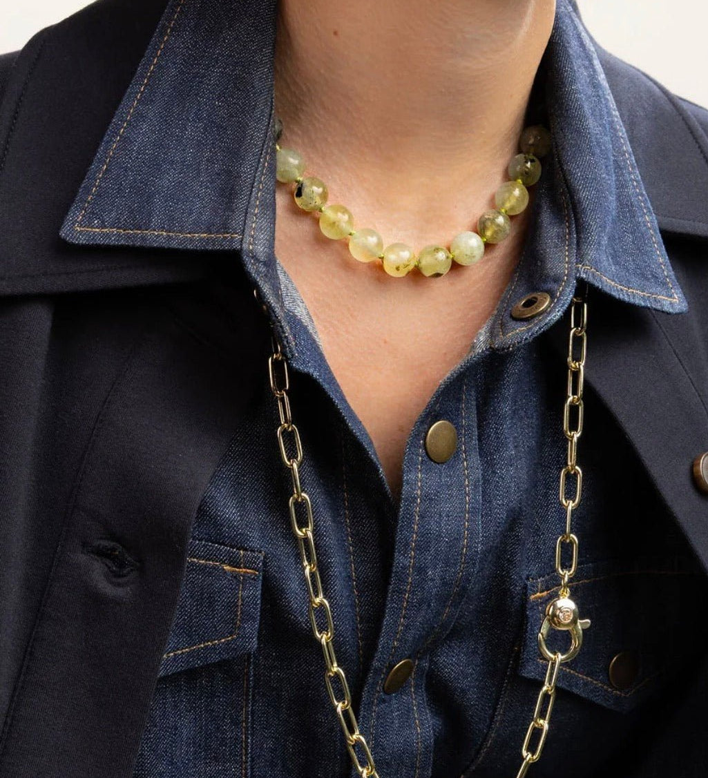 32 inch Long Paperclip Chain, gold-plated paperclip chain necklace