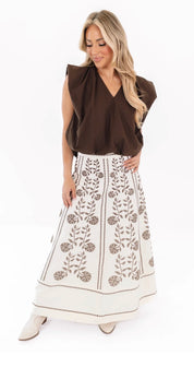 Layne Brown Top