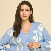 Floral Fancy Cardigan Top