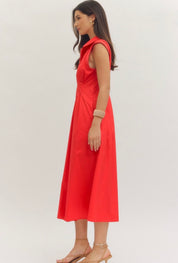 Firecracker Red Maxi Dress