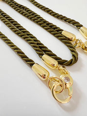 Evergreen Twist Cord Necklace