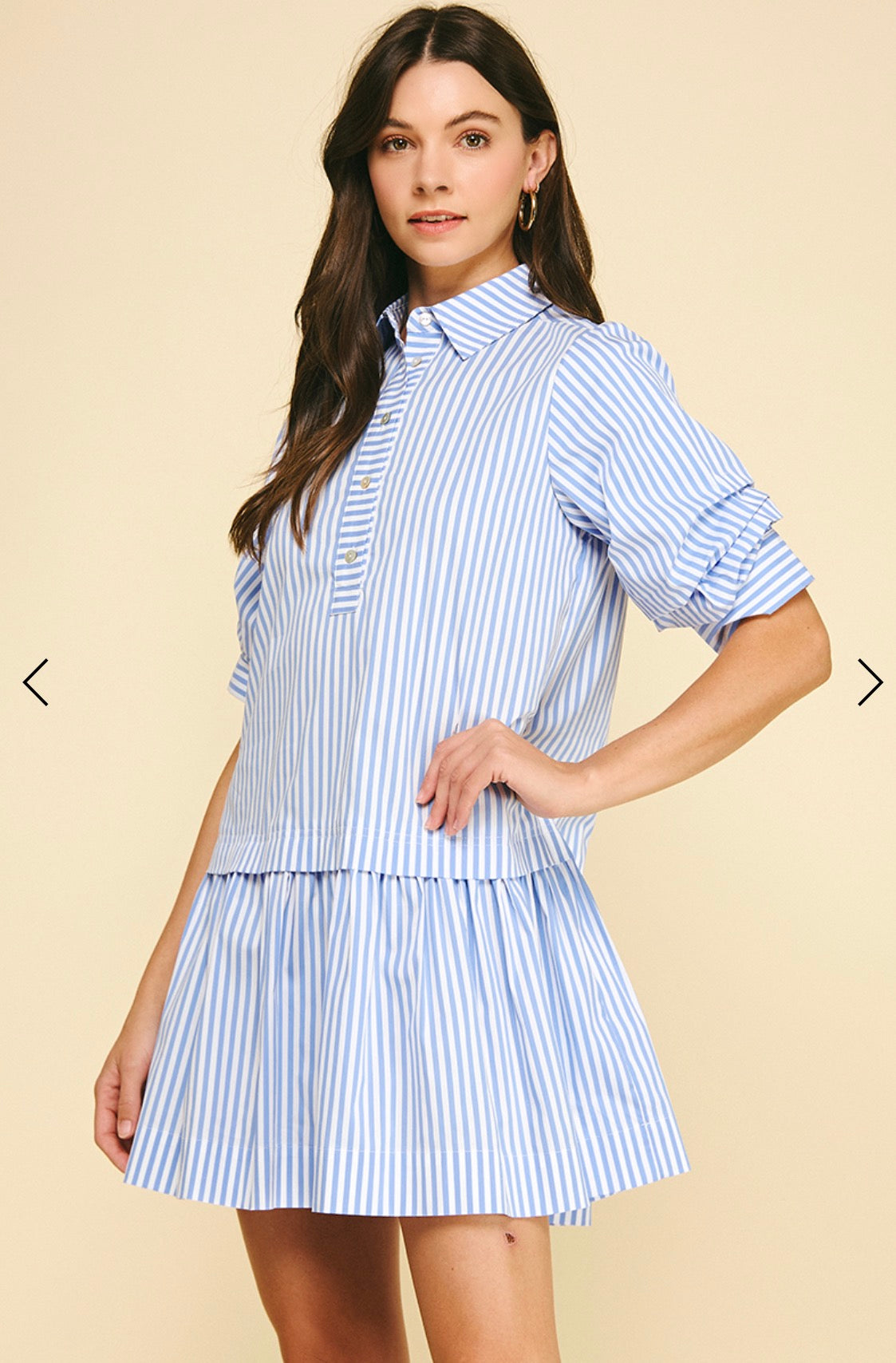 Love Stripe Mini Dress
