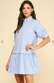 Love Stripe Mini Dress