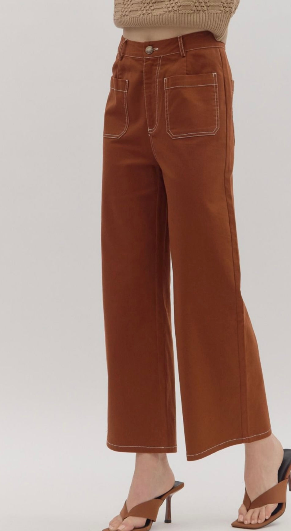 Chestnut Wide Leg Pant