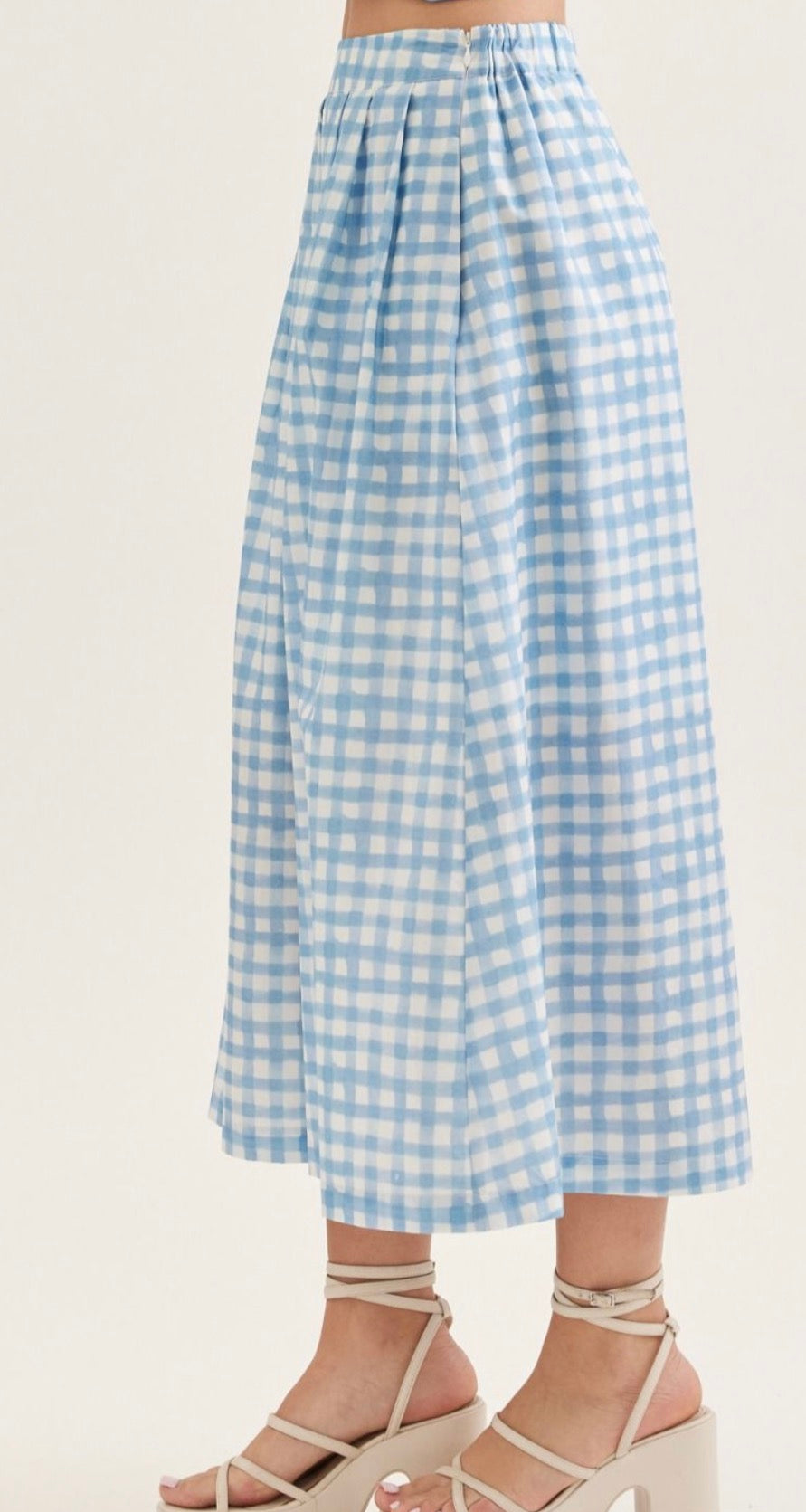 Great Gingham Maxi Skirt