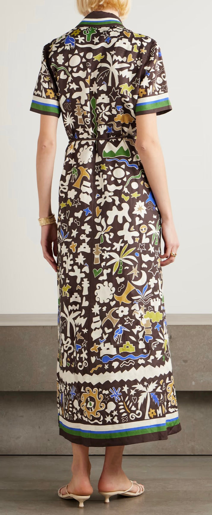 Coffee Ready Maxi Dress