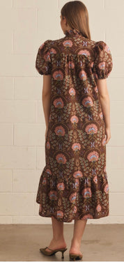 Fall Into Floral Dress