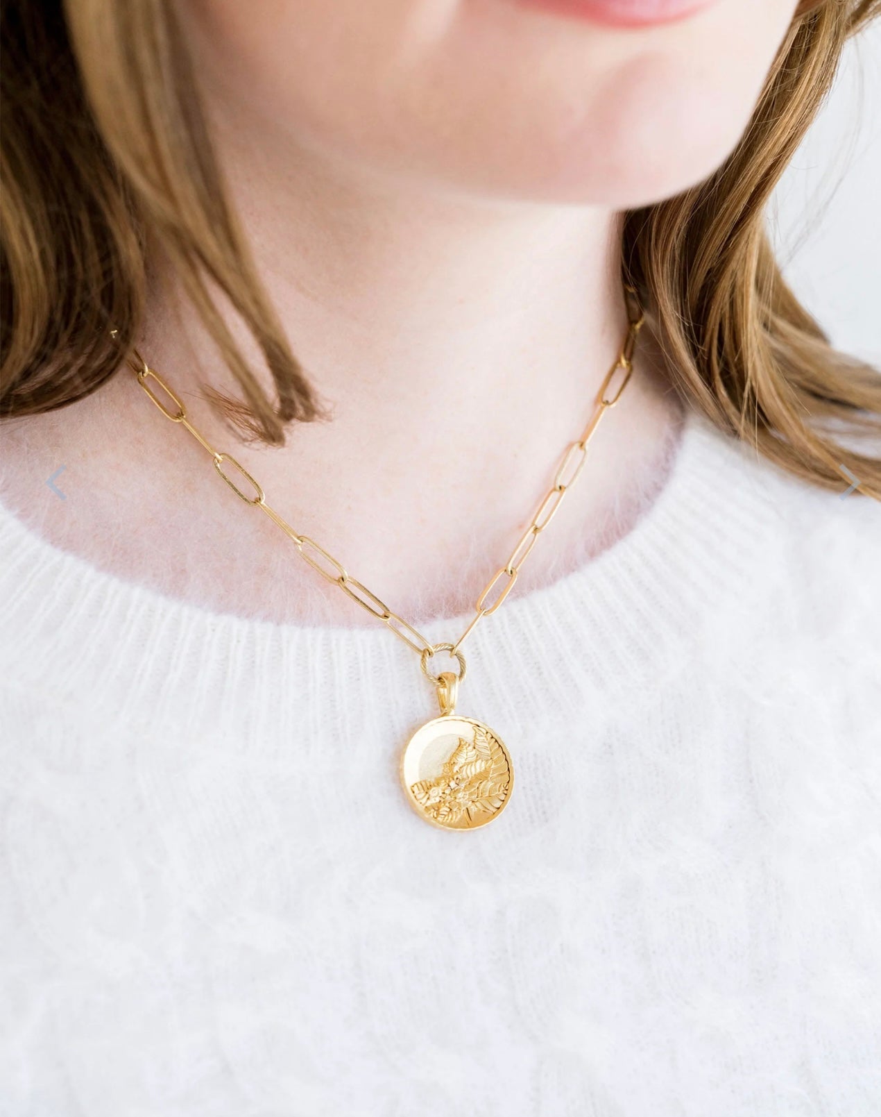 Tabacco Leaf Necklace