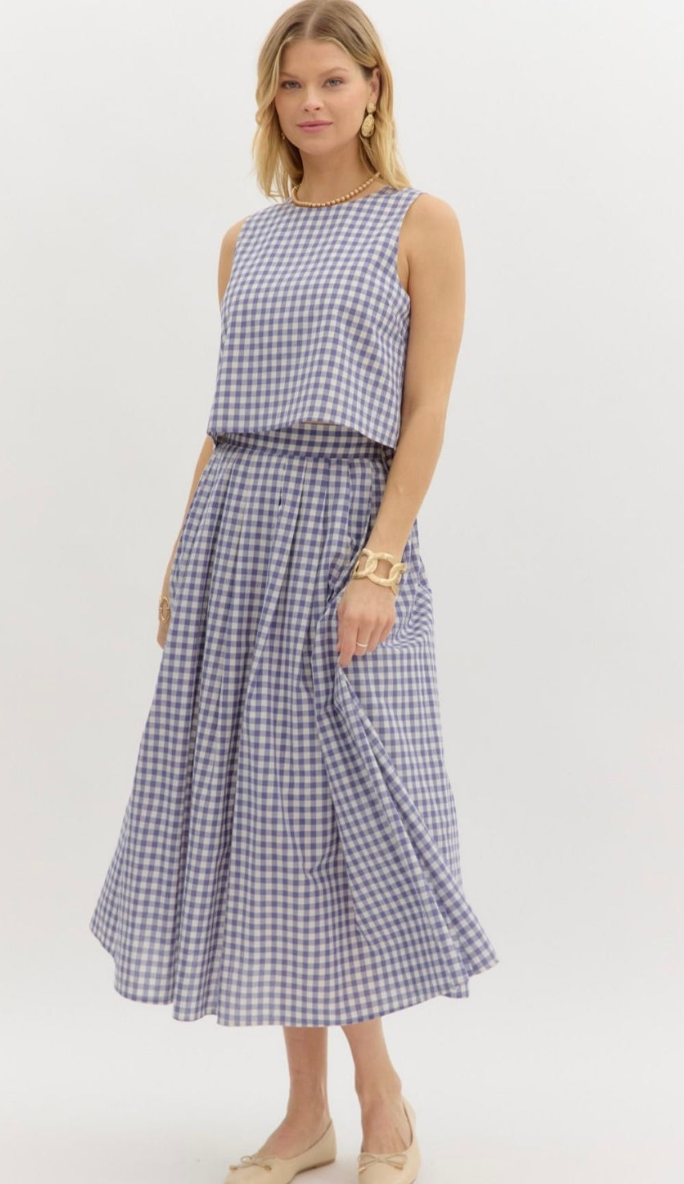 Blue Nantucket Dress Set