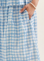 Great Gingham Maxi Skirt