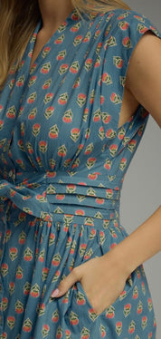Patterned Poppy Dress