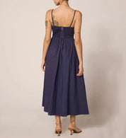 Moresco Navy Print Dress