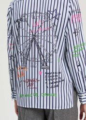 Printed Striped Shirt