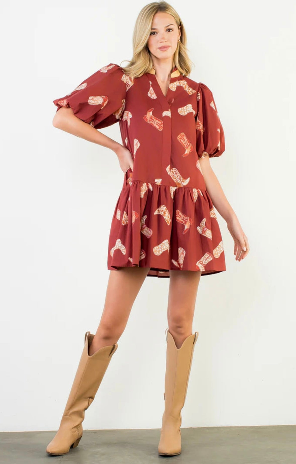 Boot Scootin Mini Dress