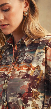 Cottage Garden Shirt Dress