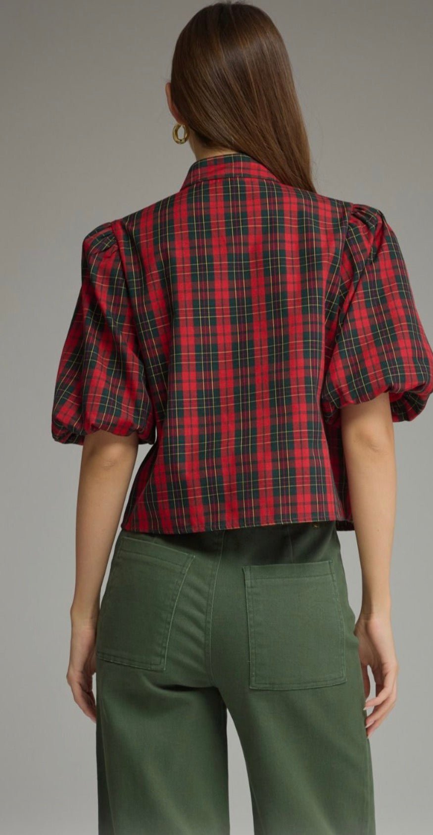 Christmas Tartan Top