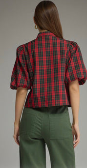 Christmas Tartan Top