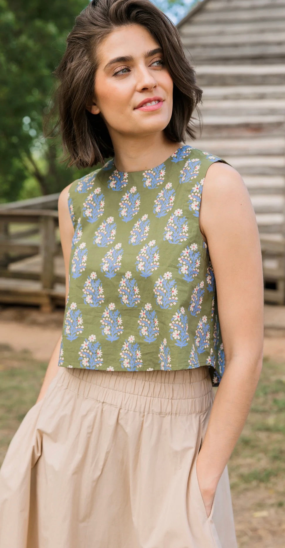 Verdant Crop Top