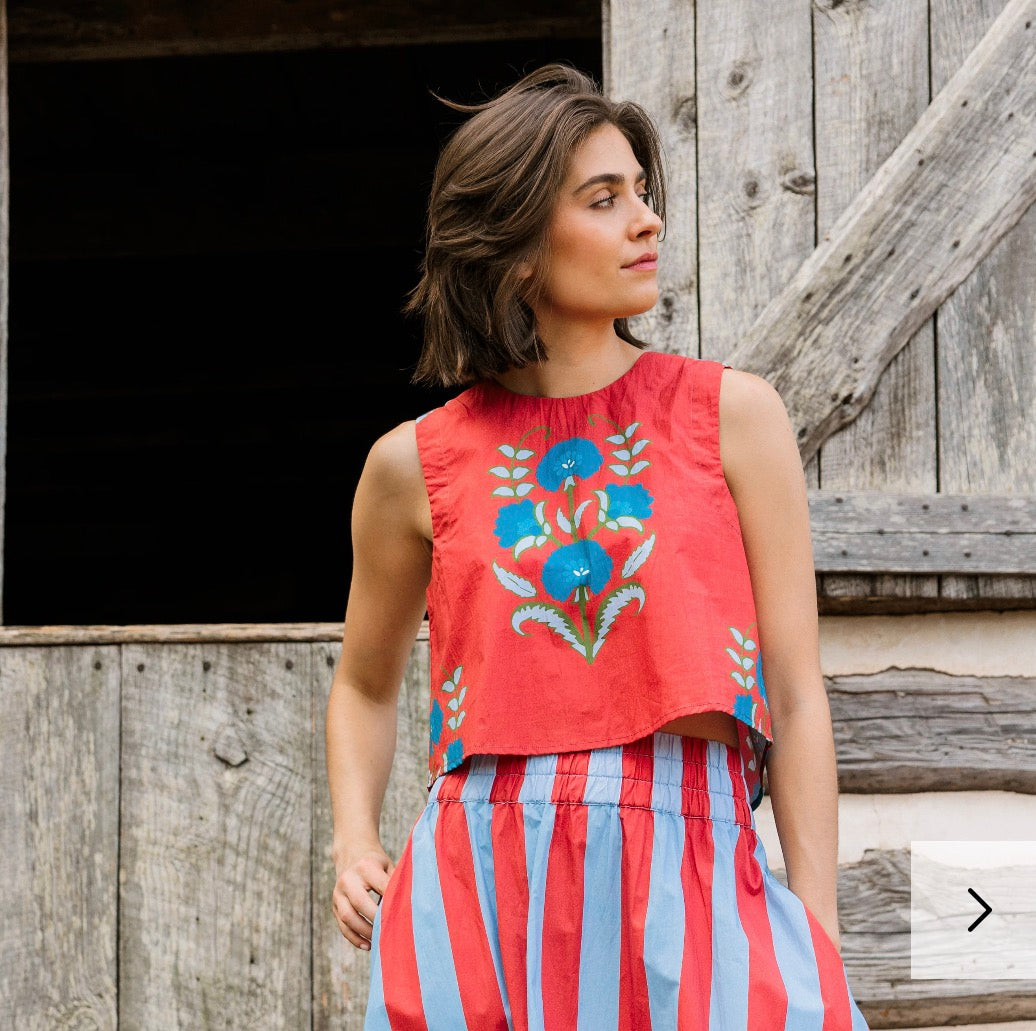 Cinnaleaf Crop Top