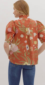 Sunset Bloom Top