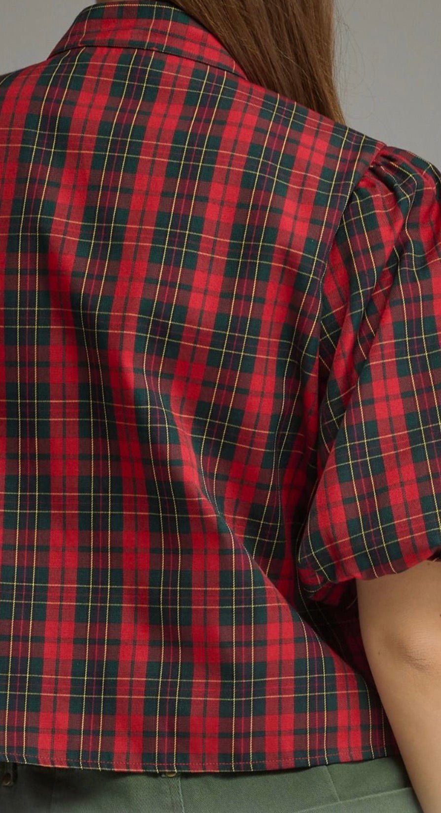 Christmas Tartan Top