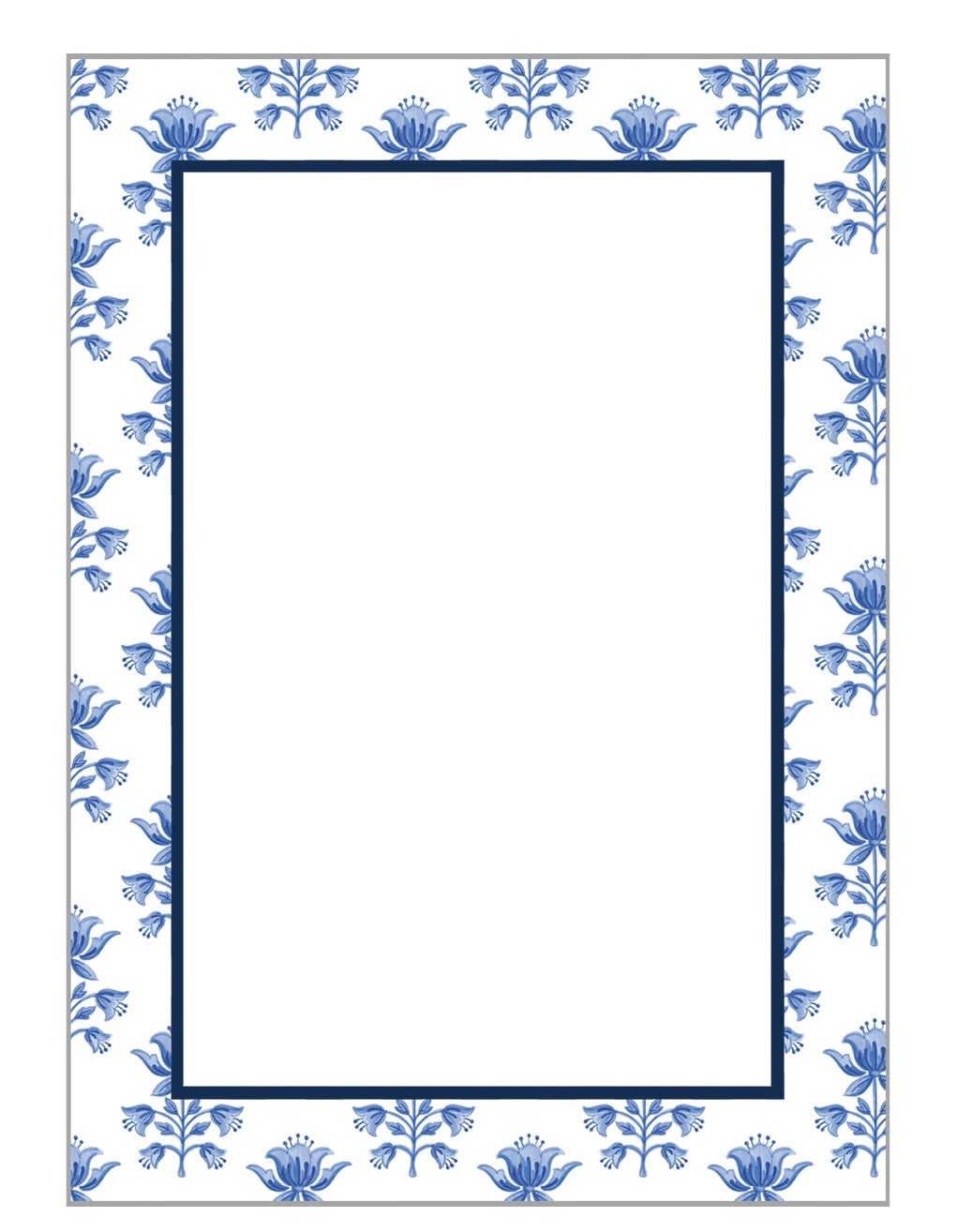 Tulip Block Print Notepad