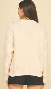 Christmas Stitch Sweater Top