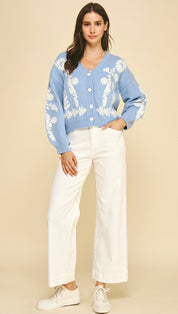 Floral Fancy Cardigan Top